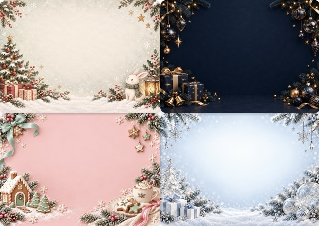 Christmas背景素材 その2 20種類