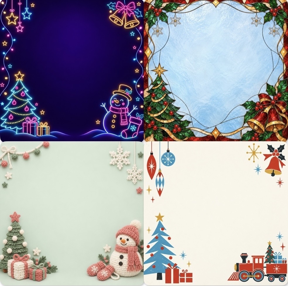 Christmas背景素材 その2 20種類