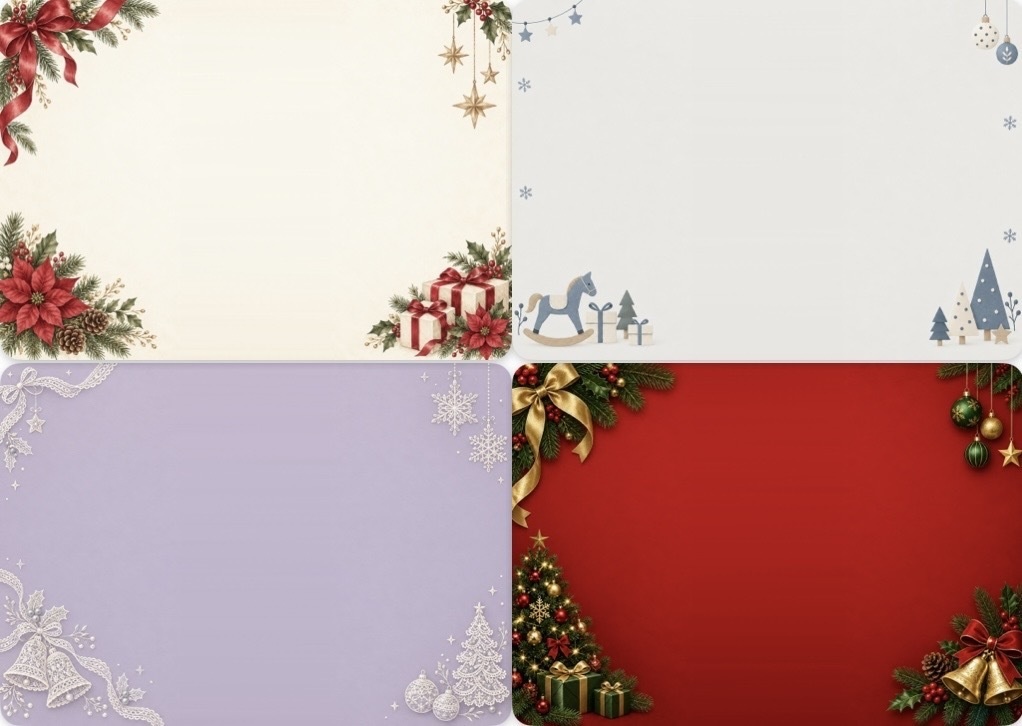 Christmas背景素材 その2 20種類