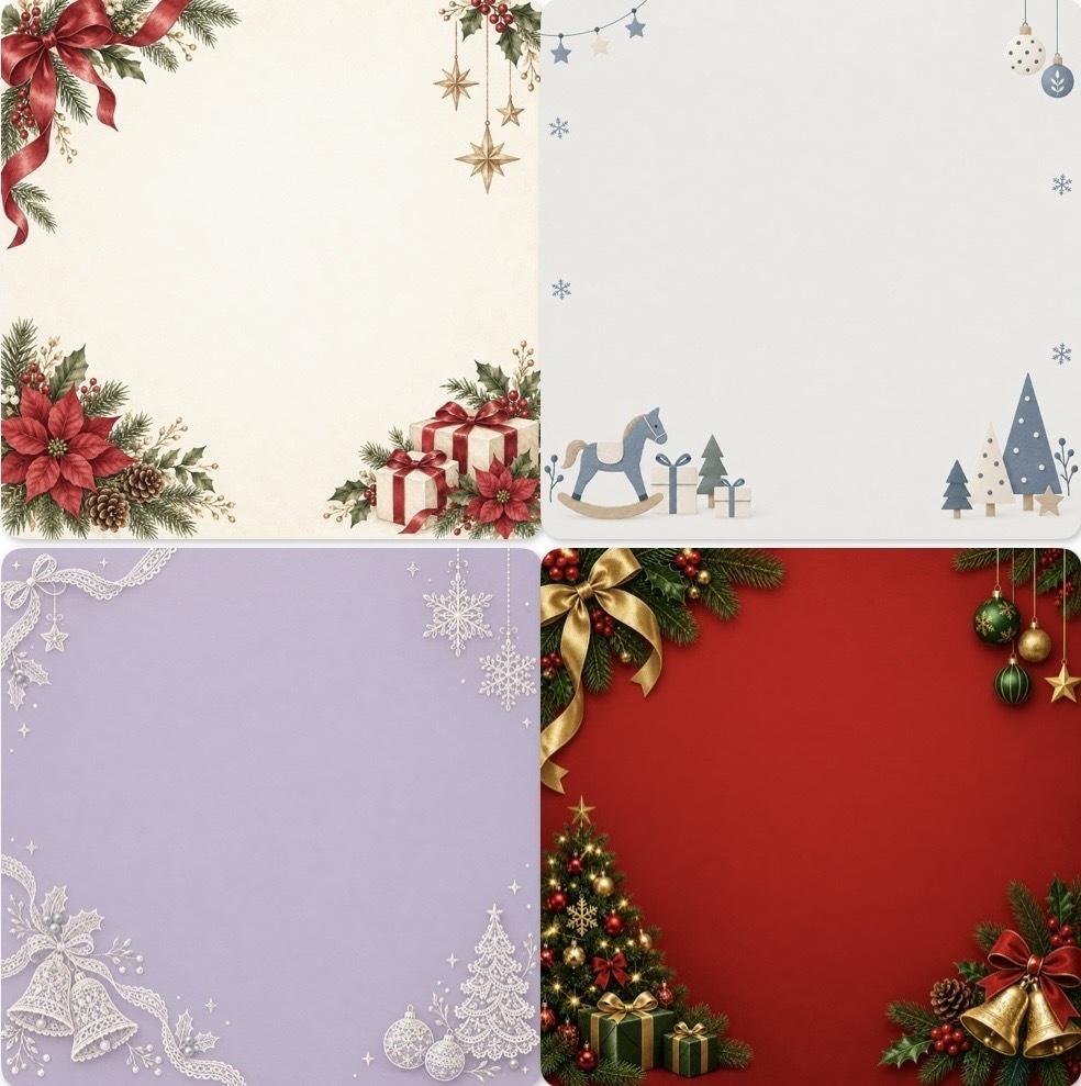 Christmas背景素材 その2 20種類