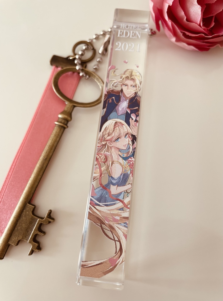 アベル＆ヘレナ　ホテルキー風アクリルキーホルダー