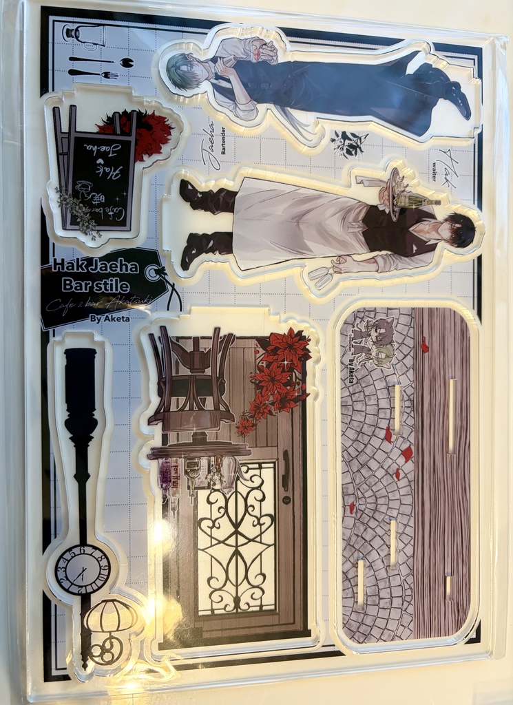 ハクジェハ 現パロ アクリルジオラマ