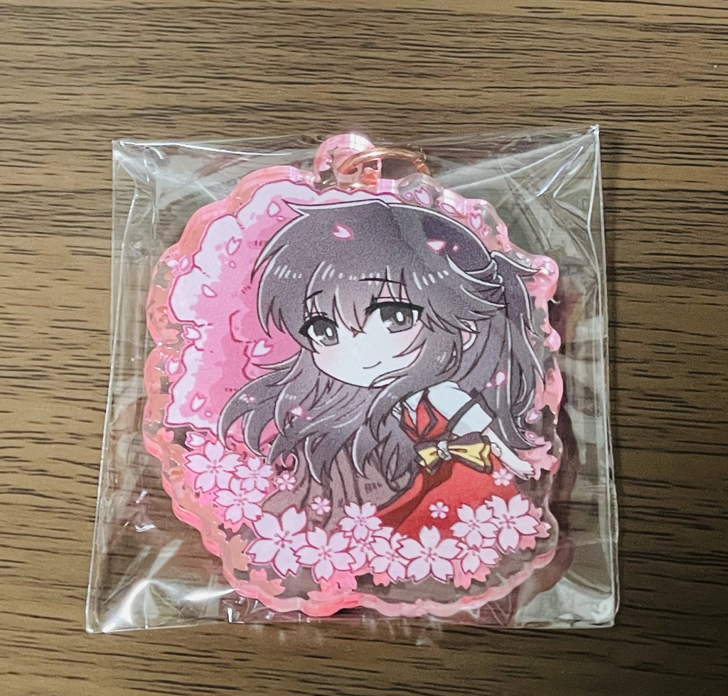 ユキセ 桜フレークアクキー