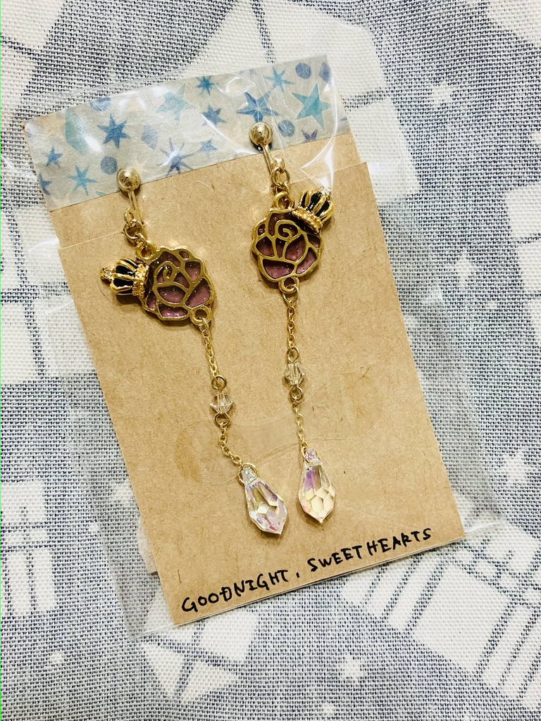 【ひびき】Perfect Beauty Knight イヤリング(ゴールド)