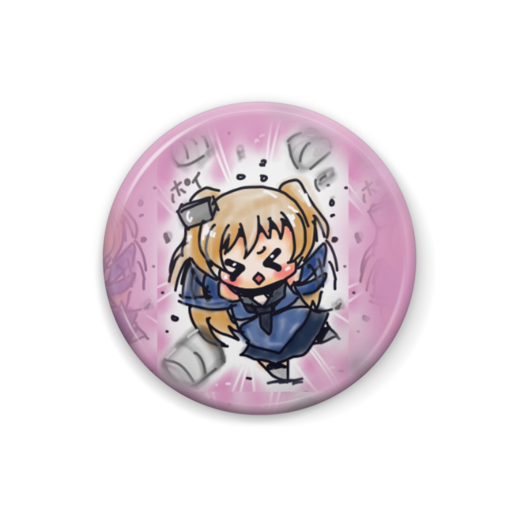缶バッジ　艦これ　ジョンストン