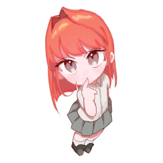 アクリルキーホルダー　女子高生