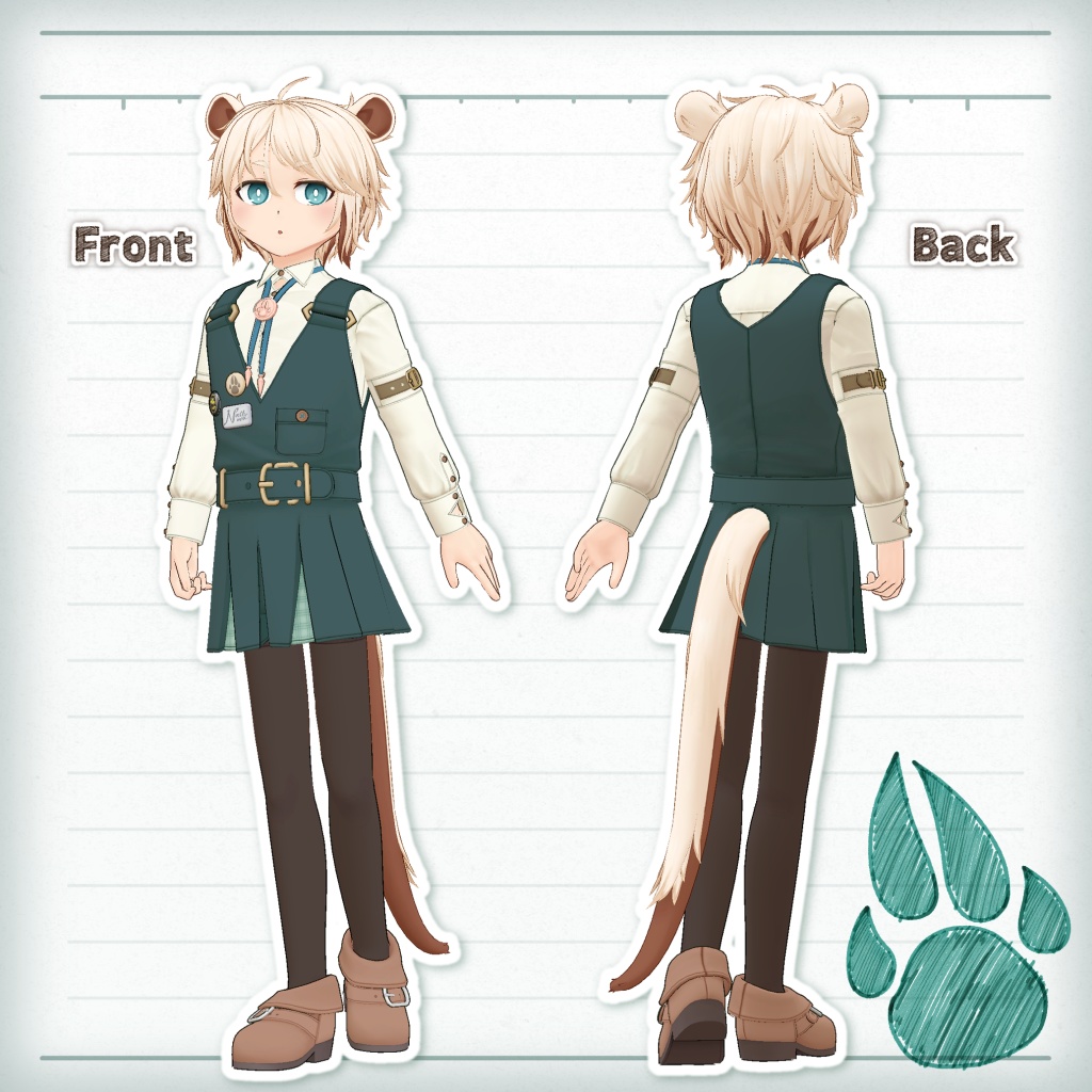 オリジナル3Dモデル「ノースワート」