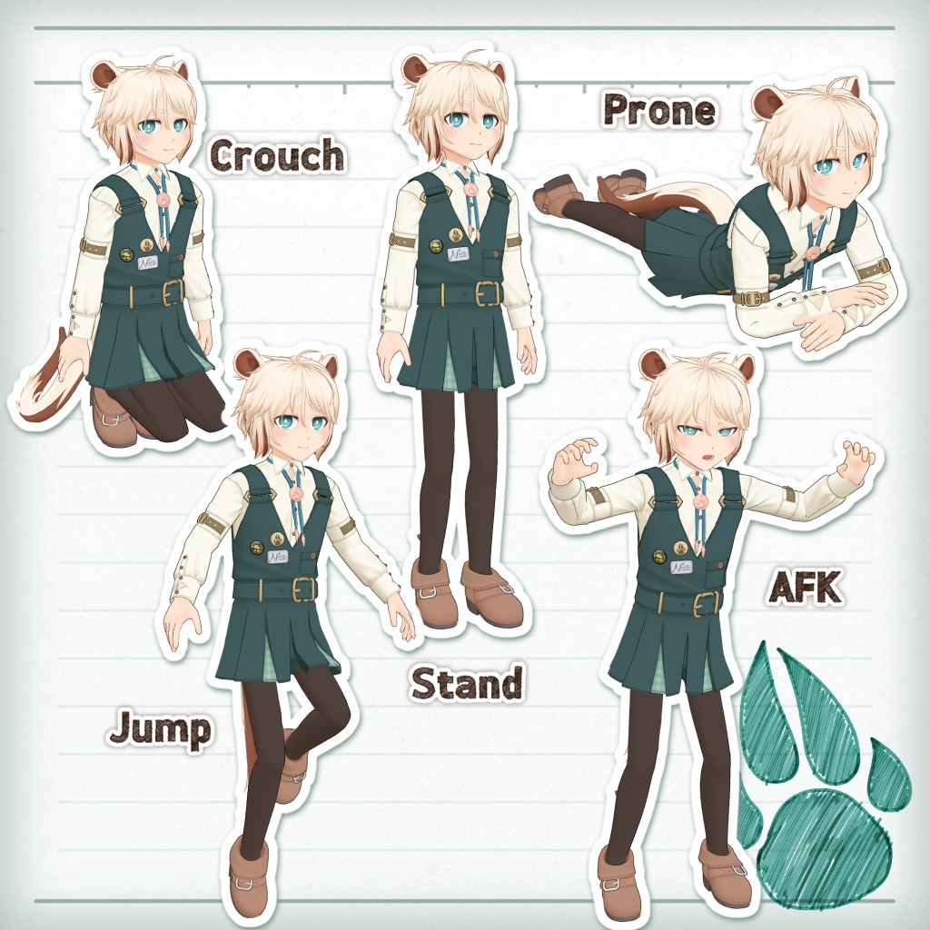 オリジナル3Dモデル「ノースワート」