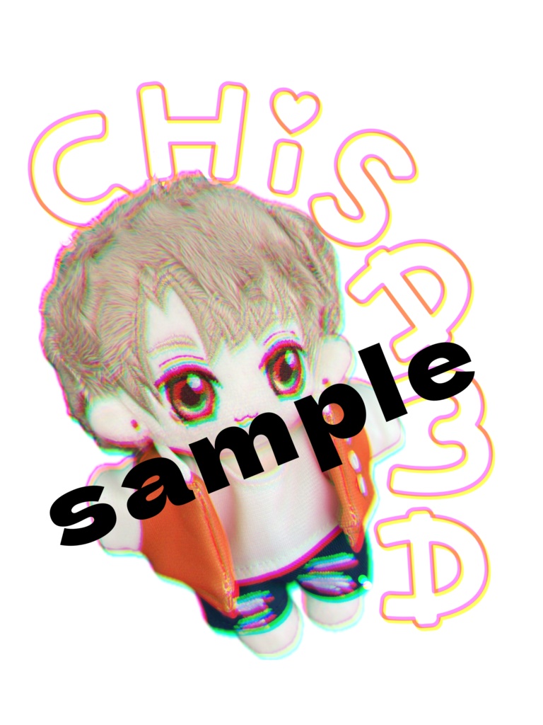 ちさまぬいグリッド Tシャツ