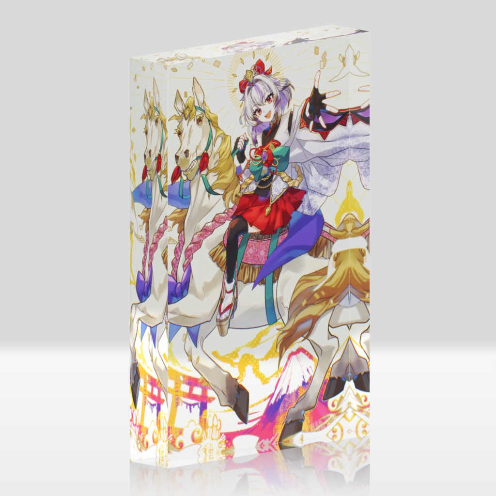 お正月アクリルブロック