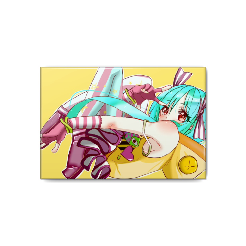 ミント缶バッジ