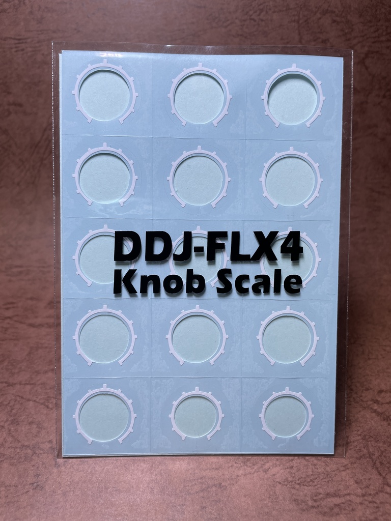 Scale cutting sheet for Pioneer FLX-4