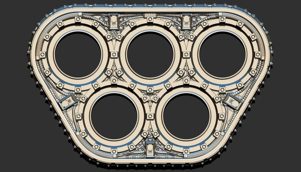 ウォーゲーム ミニチュア台座 STLファイル