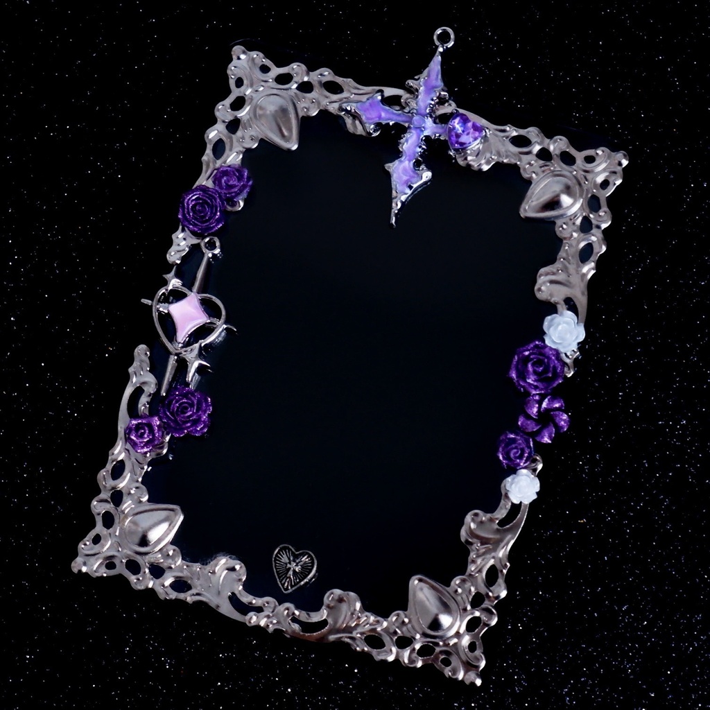 【B8】パープルクロスのトレカケース✝️