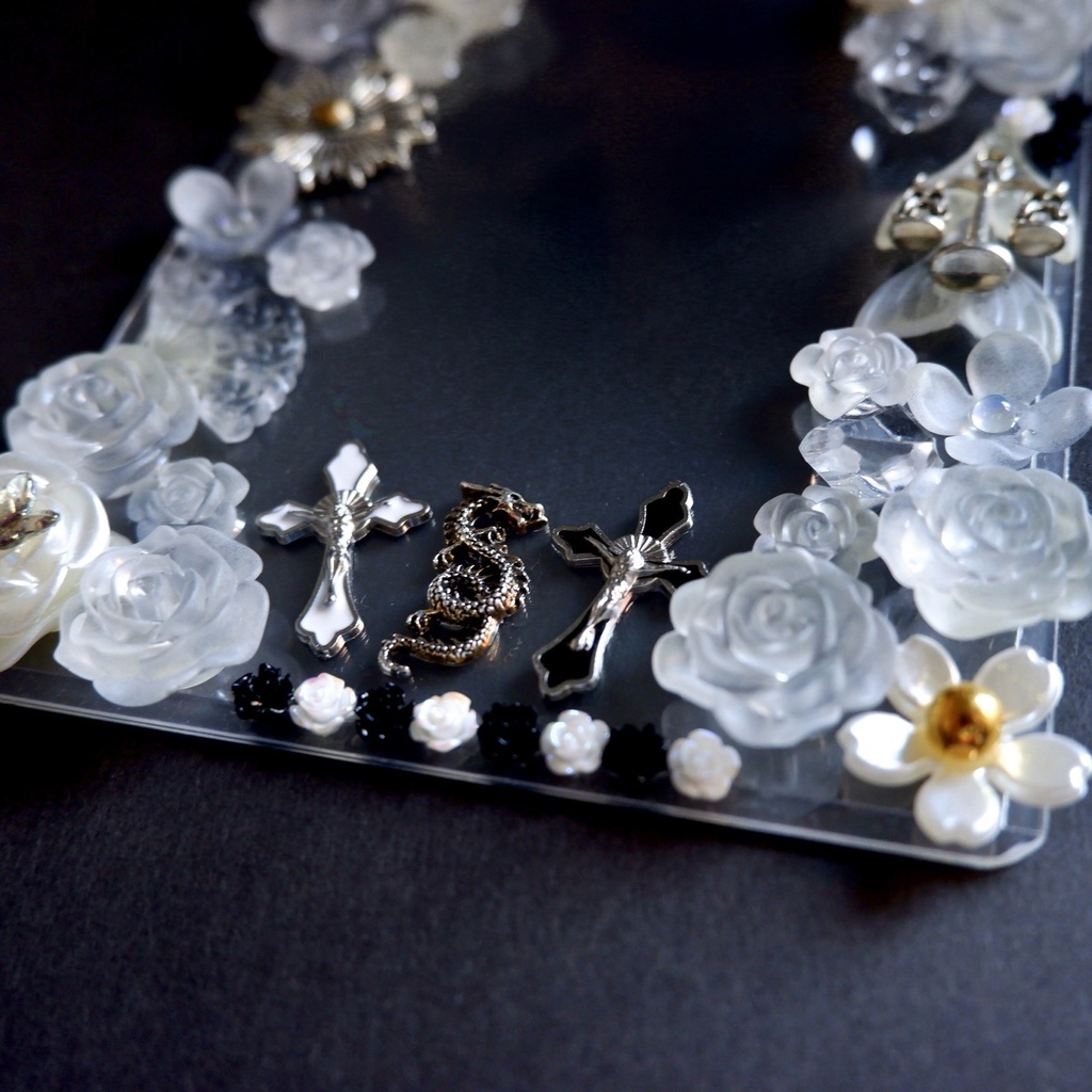 【B7 L版】♰モノトーンクロスのブロマイドケース♰