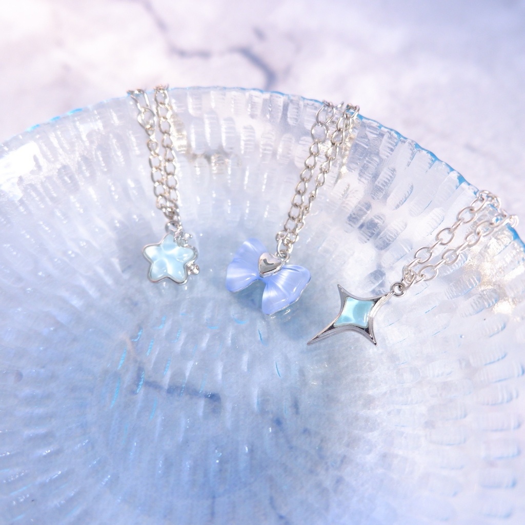 【ぬい用チャーム】キラキラブルーチャーム