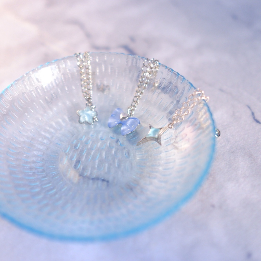 【ぬい用チャーム】キラキラブルーチャーム