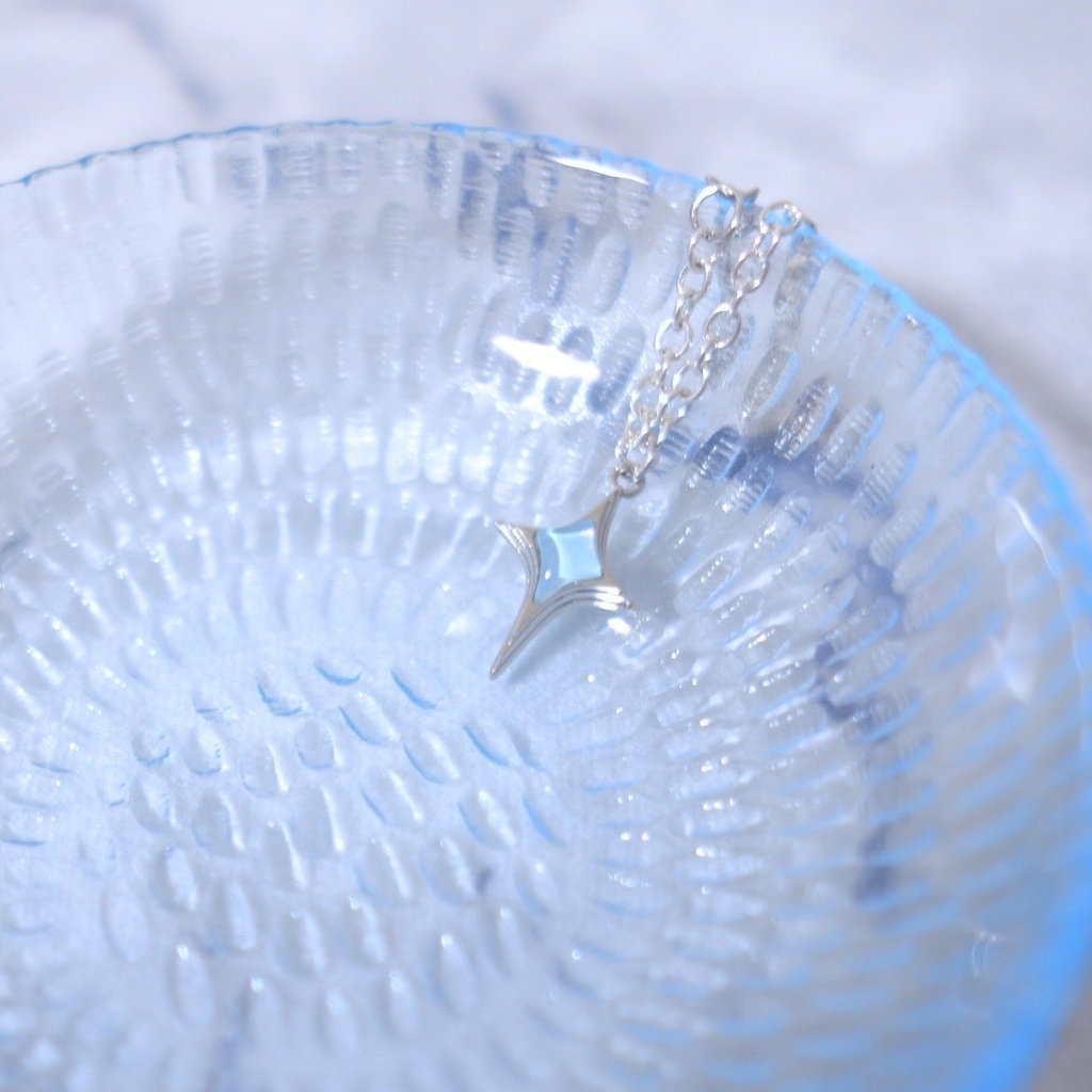 【ぬい用チャーム】キラキラブルーチャーム