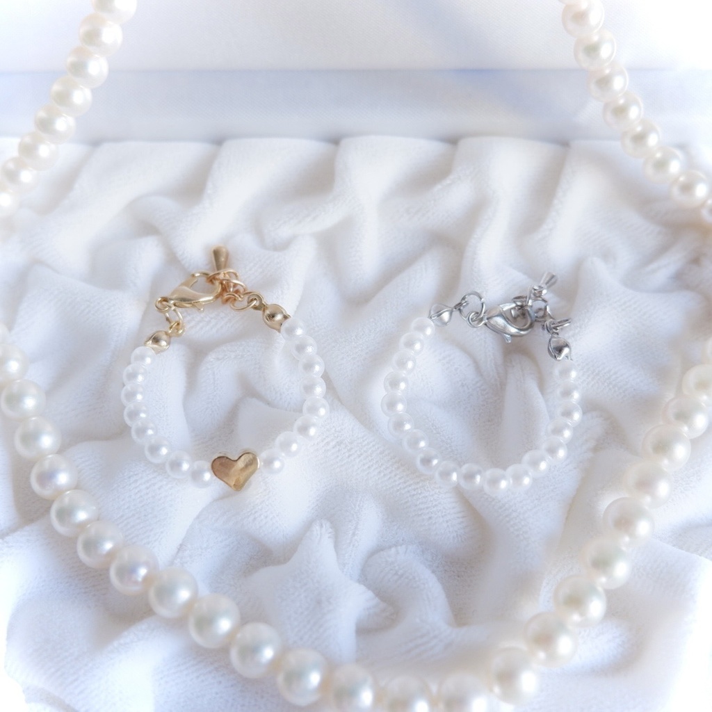 【ぬい用アクセサリー】小さいパールネックレス🐚🫧