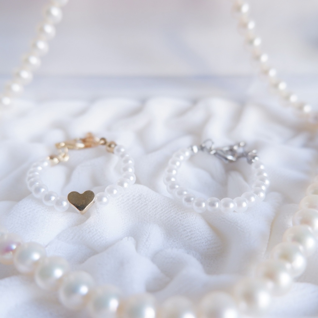 【ぬい用アクセサリー】小さいパールネックレス🐚🫧