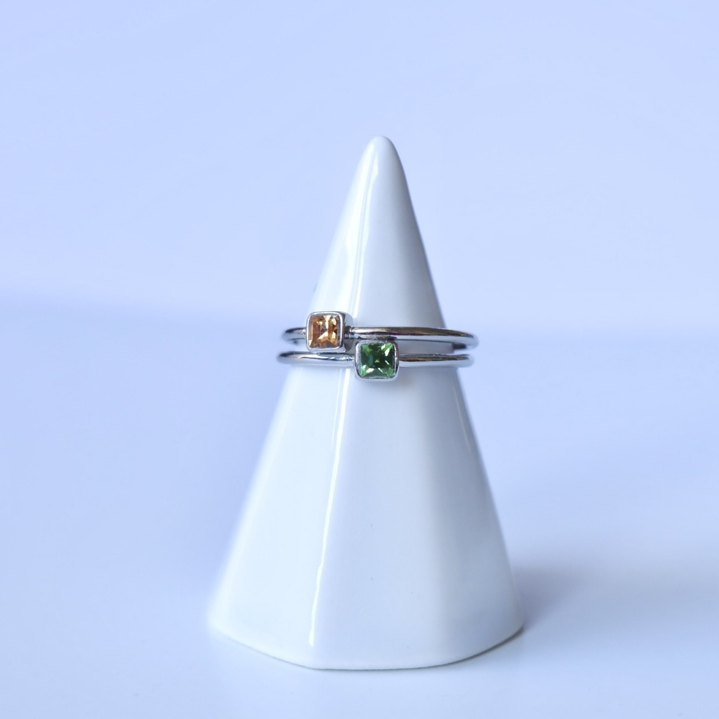 ペリドット トパーズリング💍