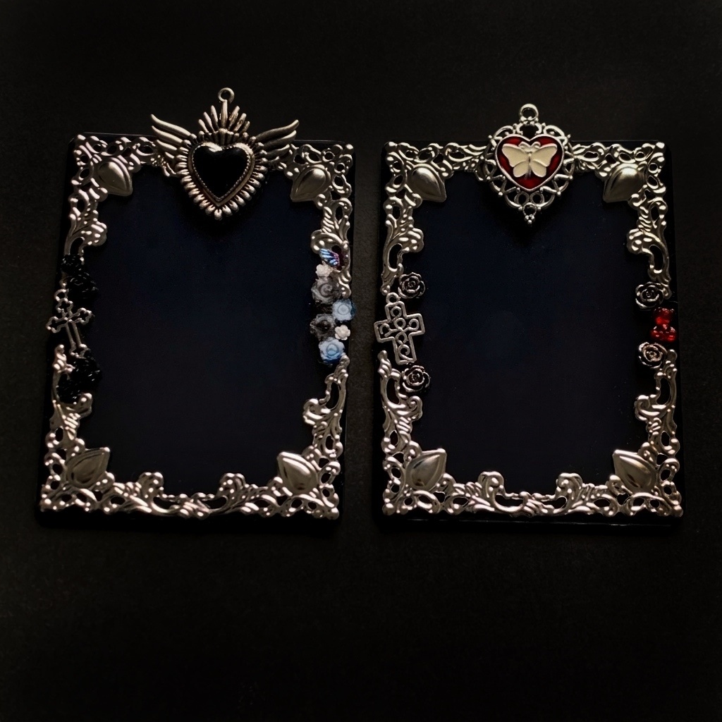 【B8】レッドハートトレカケース❤️