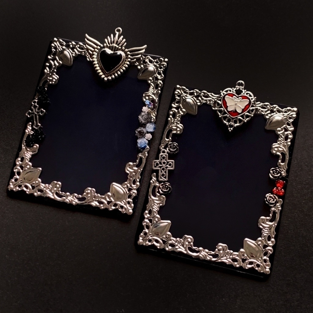 【B8】レッドハートトレカケース❤️