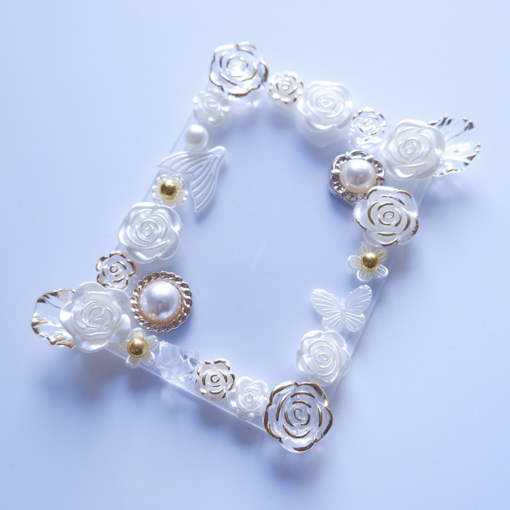 【B8】ホワイトローズのトレカケース