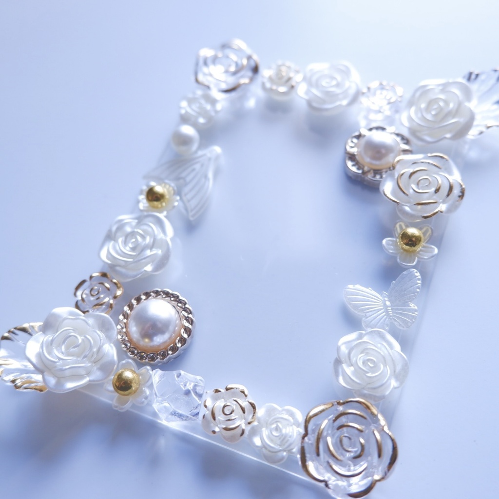 【B8】ホワイトローズのトレカケース