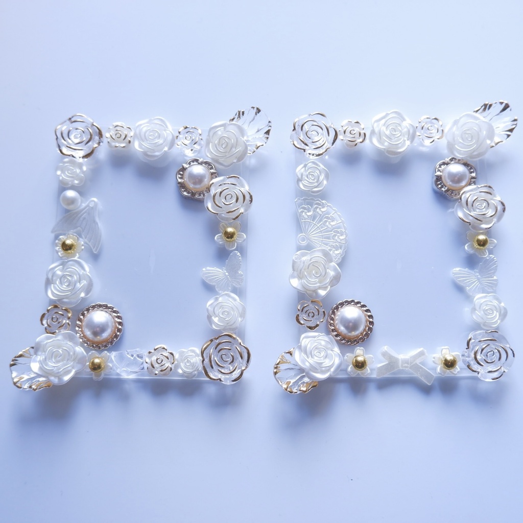 【B8】ホワイトローズのトレカケース