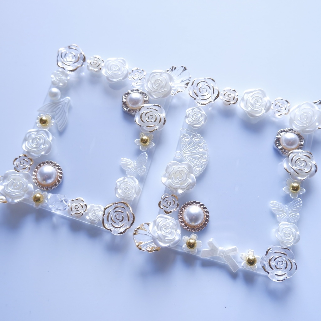 【B8】ホワイトローズのトレカケース