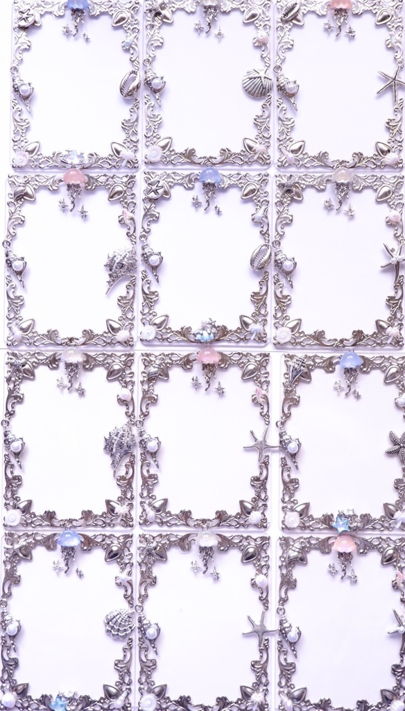 【B8】クラゲトレカケース🪼🫧(カイガラA/B/C)