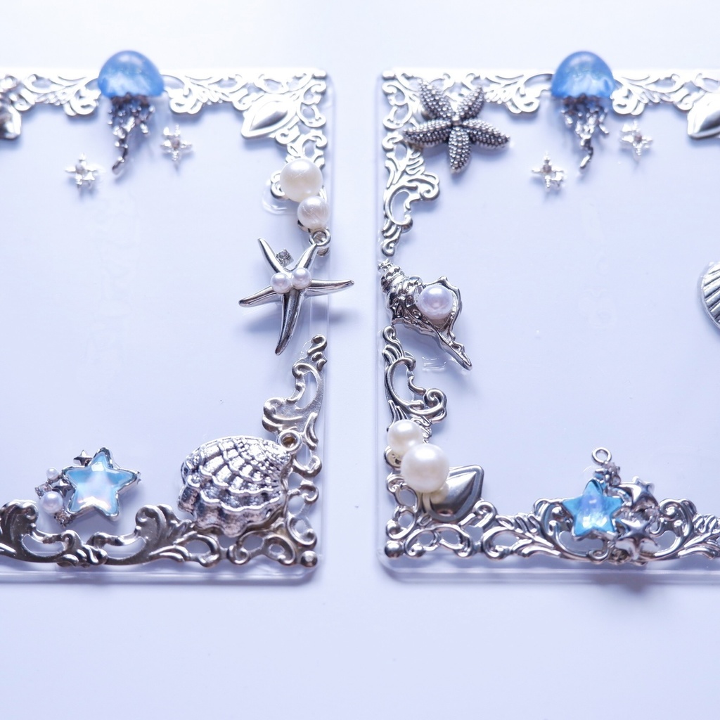 【B8】クラゲのトレカケース🪼🫧(カイガラ)