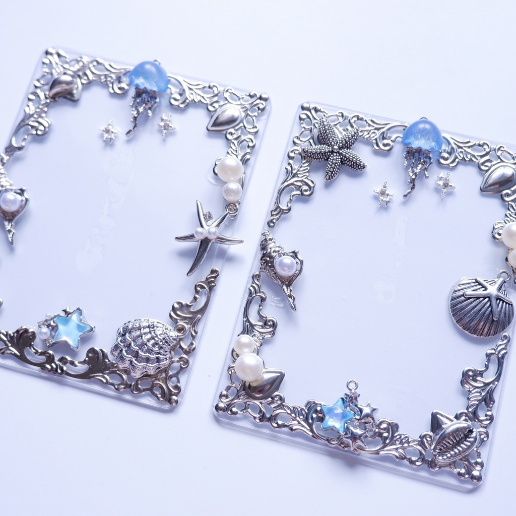 【B8】クラゲのトレカケース🪼🫧(カイガラ)