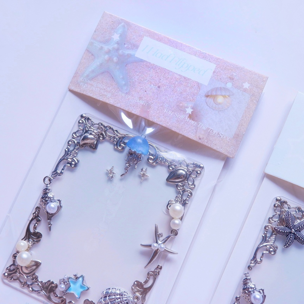 【B8】クラゲのトレカケース🪼🫧(カイガラ)