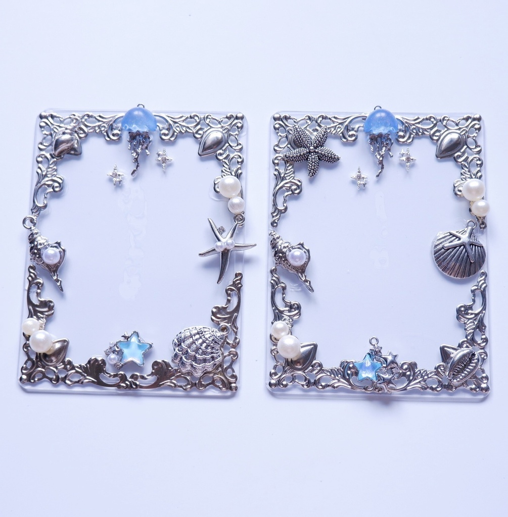 【B8】クラゲのトレカケース🪼🫧(カイガラ)