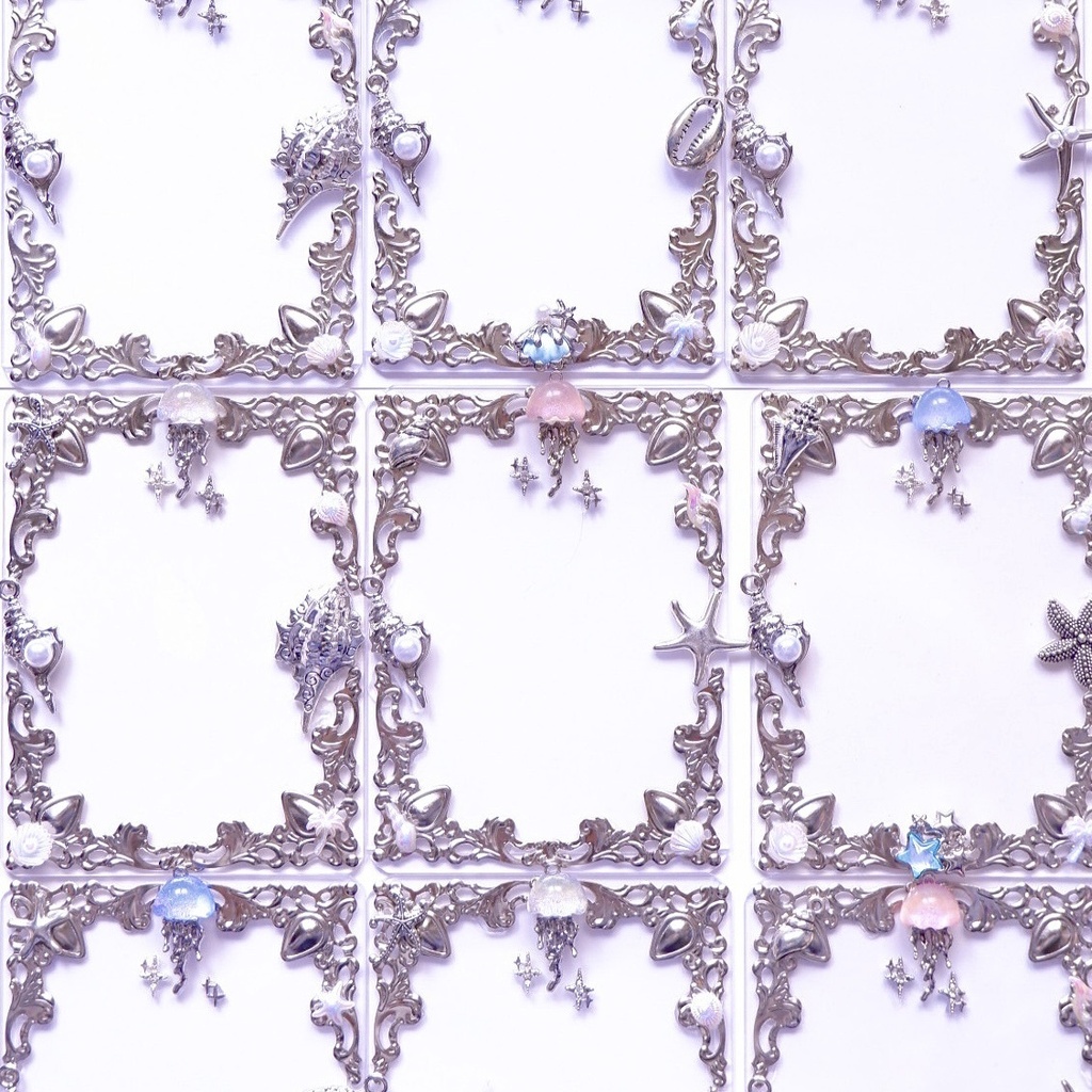 【B8】クラゲトレカケース🪼🫧(ヒトデピンクA/B/C)