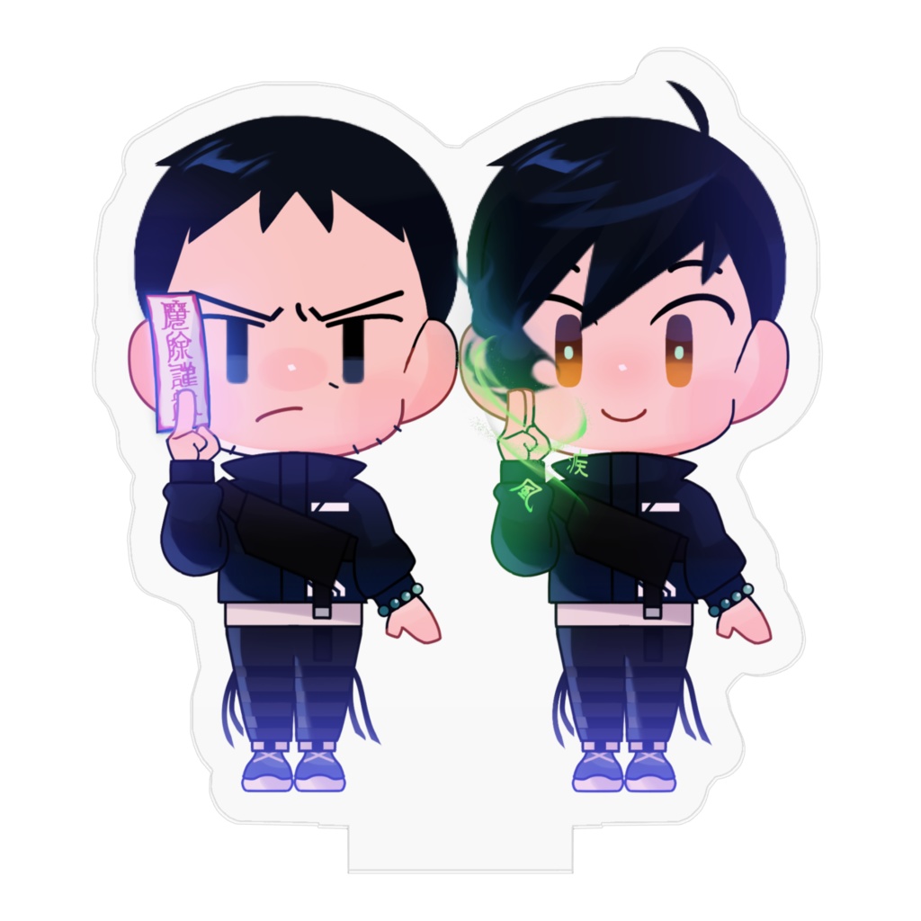 【受注生産】アクリルフィギュア「GW:T」KK&暁人(50x50mm)