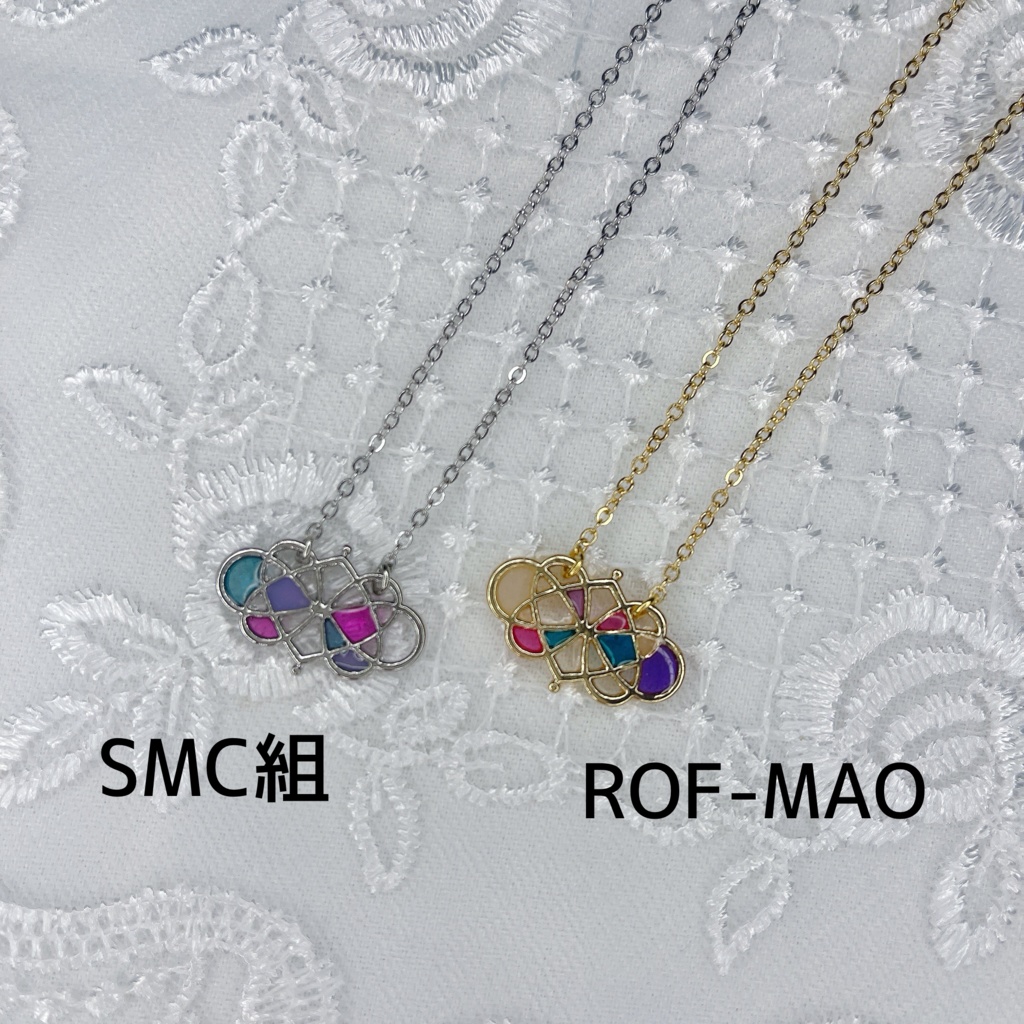 【SMC組/ROF-MAO】ステンドグラス風ネックレス