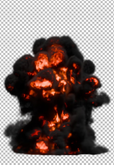 爆発エフェクト素材 01