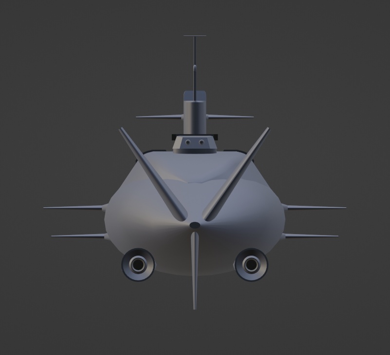 超巨大潜水艦:ヘリオス 3Dモデル