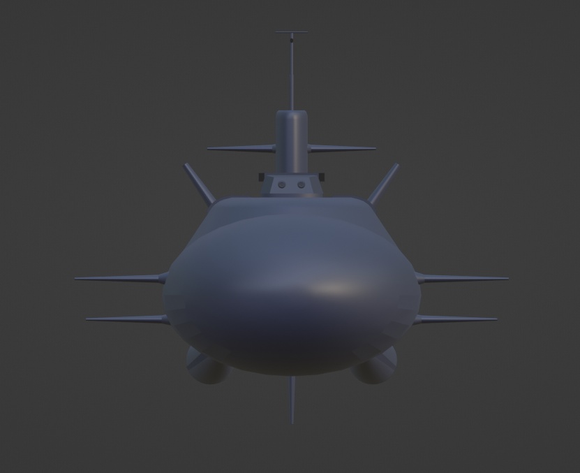 超巨大潜水艦:ヘリオス 3Dモデル