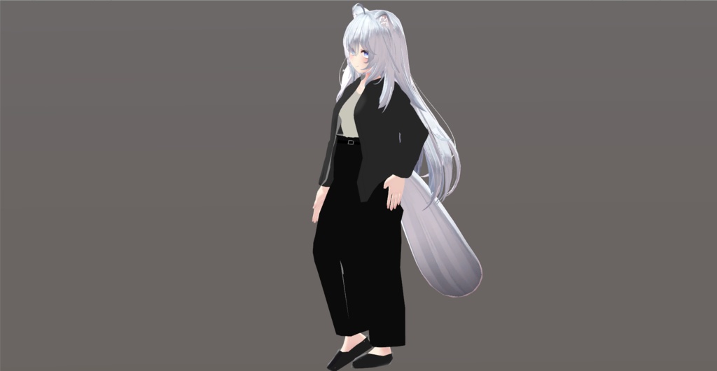 【狐雪ちゃん向け】シンプルタックインコーデ