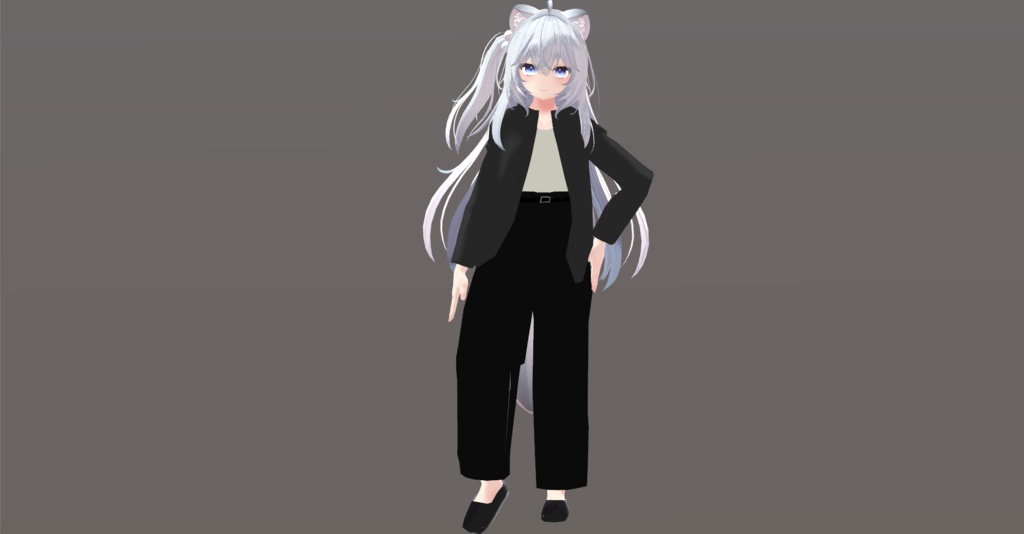 【狐雪ちゃん向け】シンプルタックインコーデ