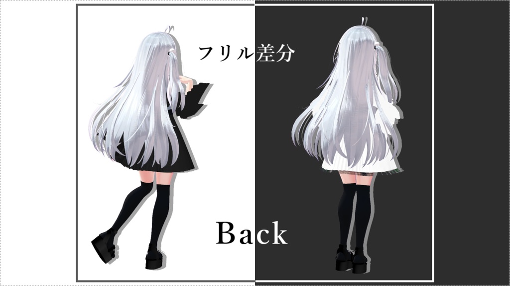 【狐雪ちゃん対応】ゴシックドレス