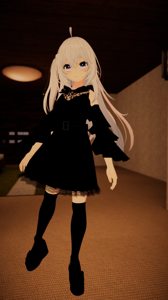 【狐雪ちゃん対応】ゴシックドレス