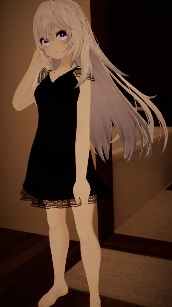 【狐雪ちゃん対応】レース ナイトウェア