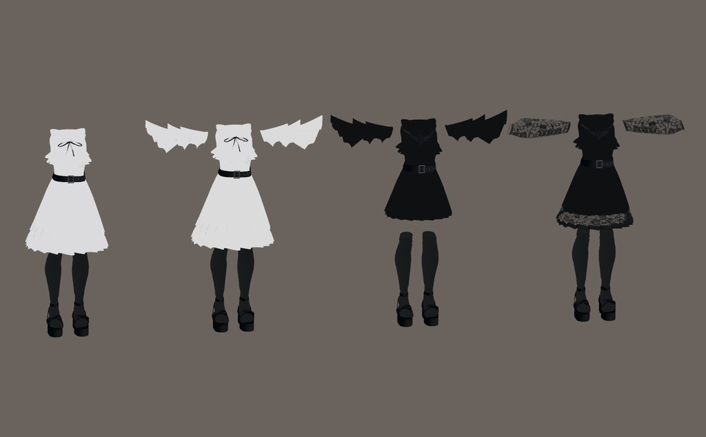 【薄荷ちゃん用】ゴシックドレス