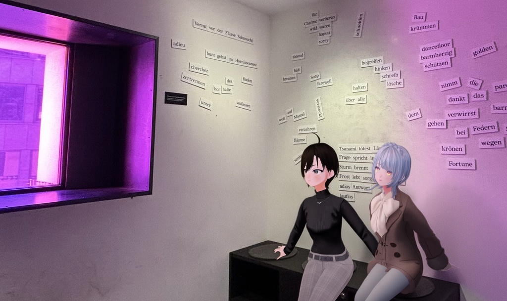 写真集「reminiscence」3Dモデル×実写背景