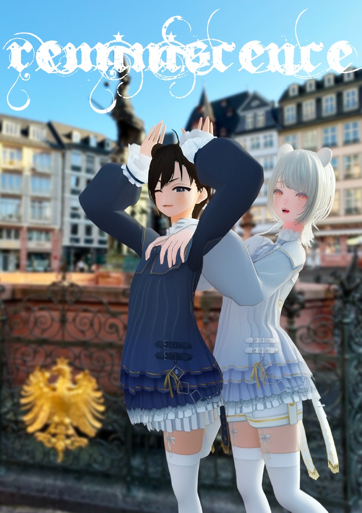 写真集「reminiscence」3Dモデル×実写背景
